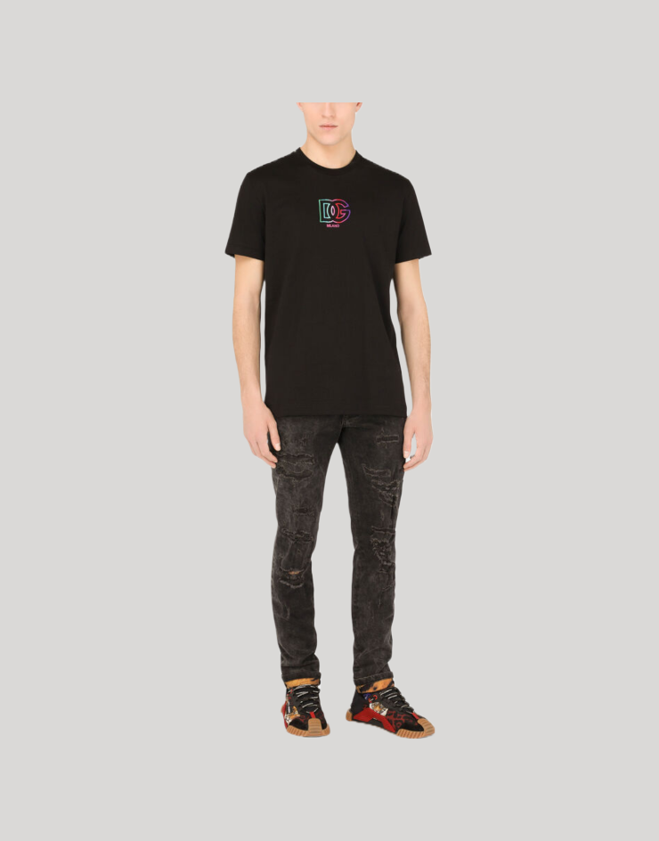 DOLCE&GABBANA COTTON JERSEY T-SHIRT 