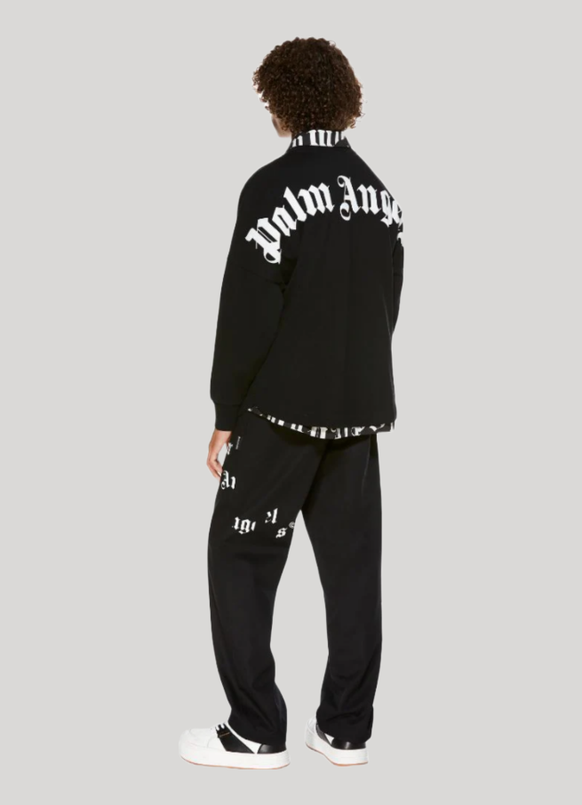 PALM ANGELS  LOGO LONG SLEEVE T-SHIRT