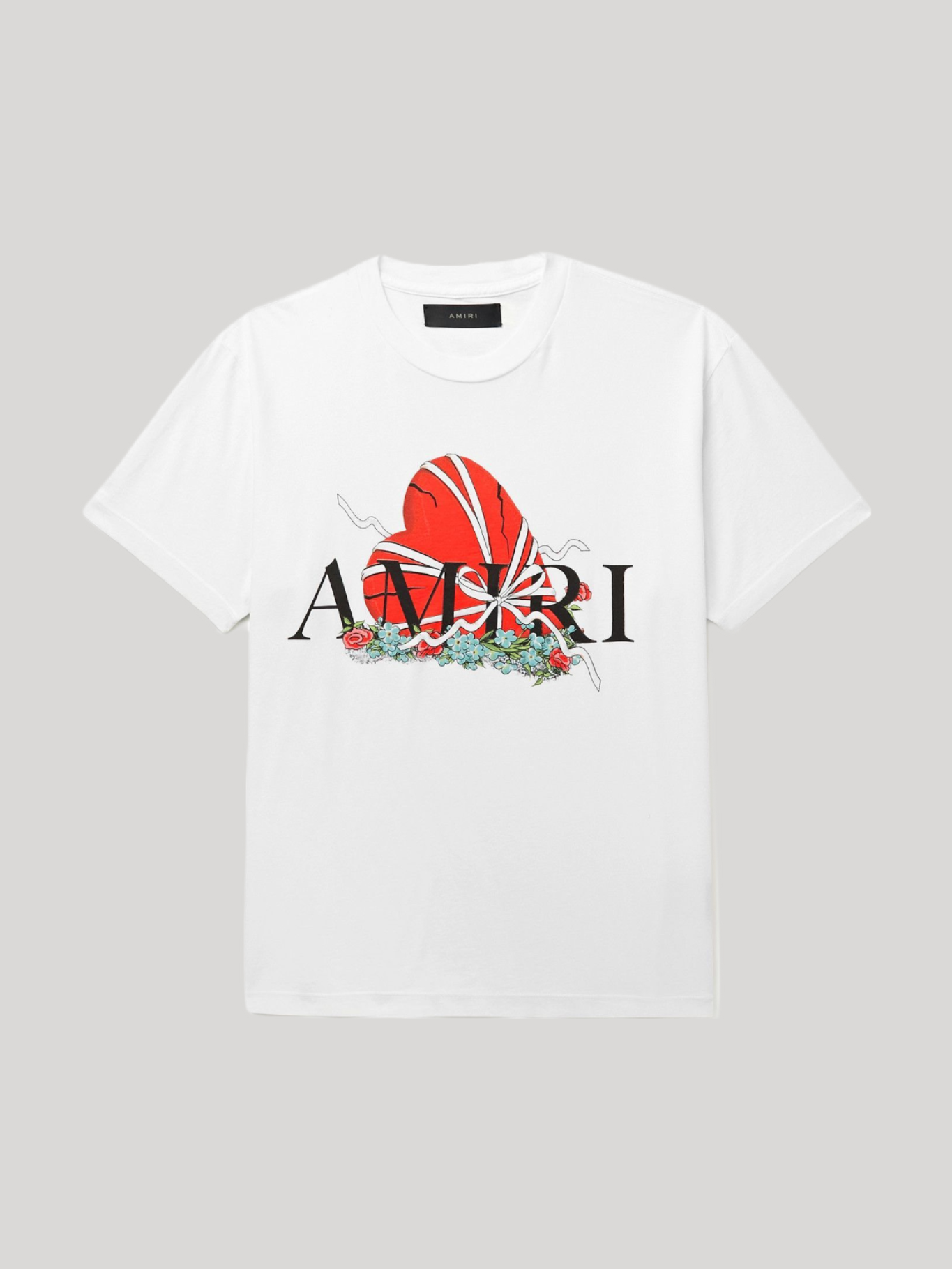 AMIRI BROKEN HEART LOGO-PRINT