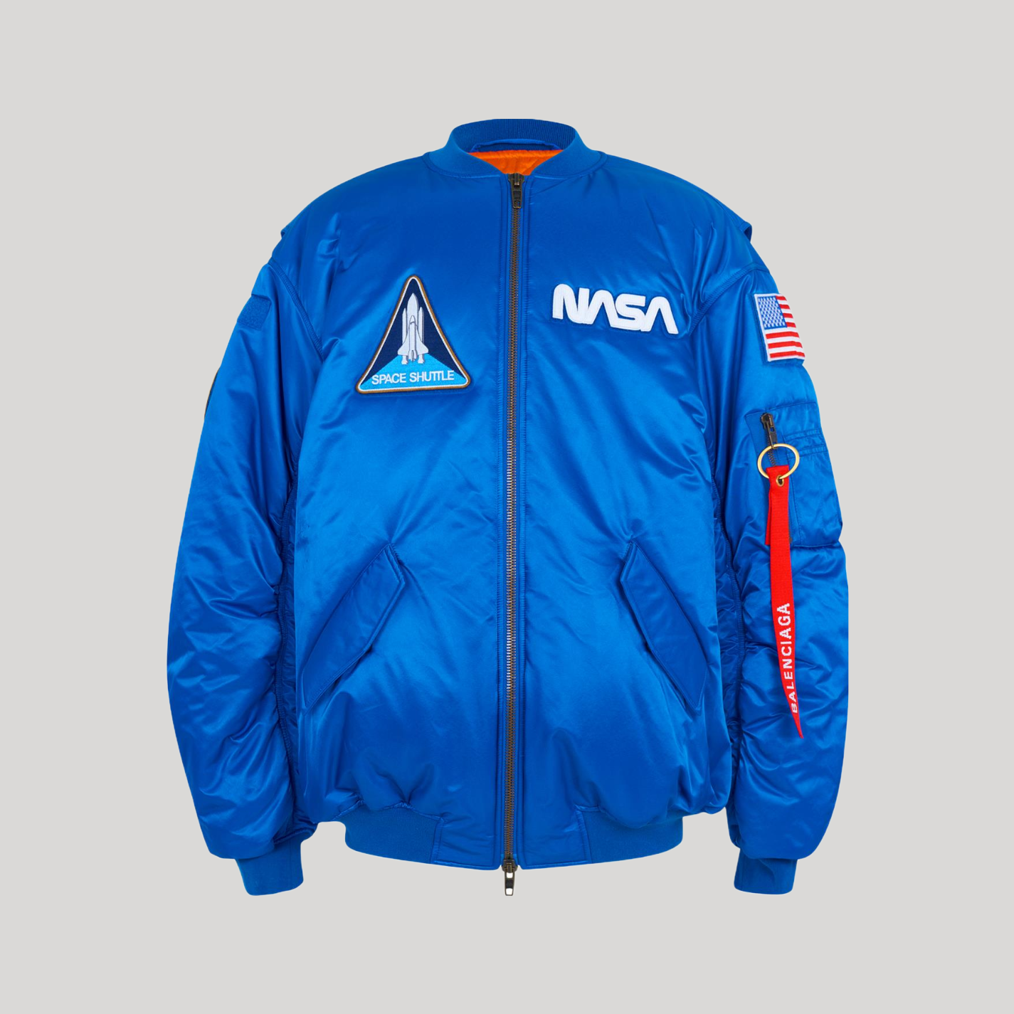 BALENCIAGA MULTI-PATCH NASA BOMBER JACKET