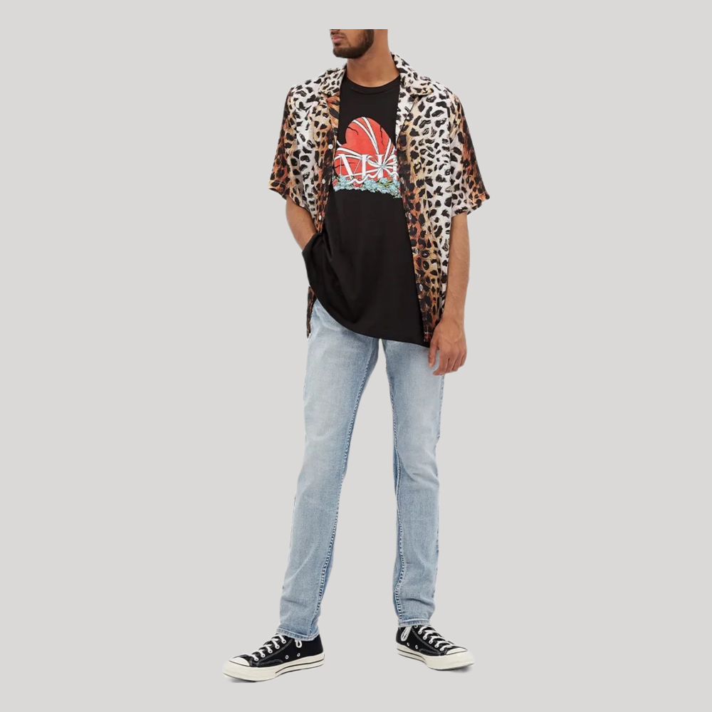 AMIRI BROKEN HEART LOGO-PRINT