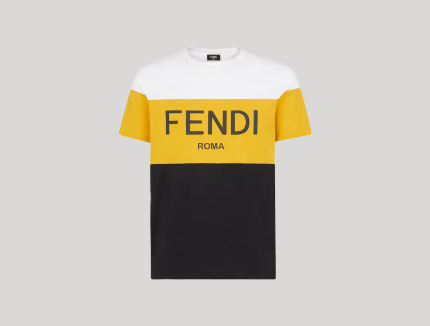 FENDI T-SHIRT MULTICOLOUR COTTON