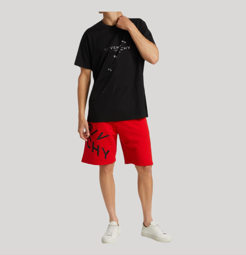 GIVENCHY TROMPE L'OEIL EFFECT T-SHIRT