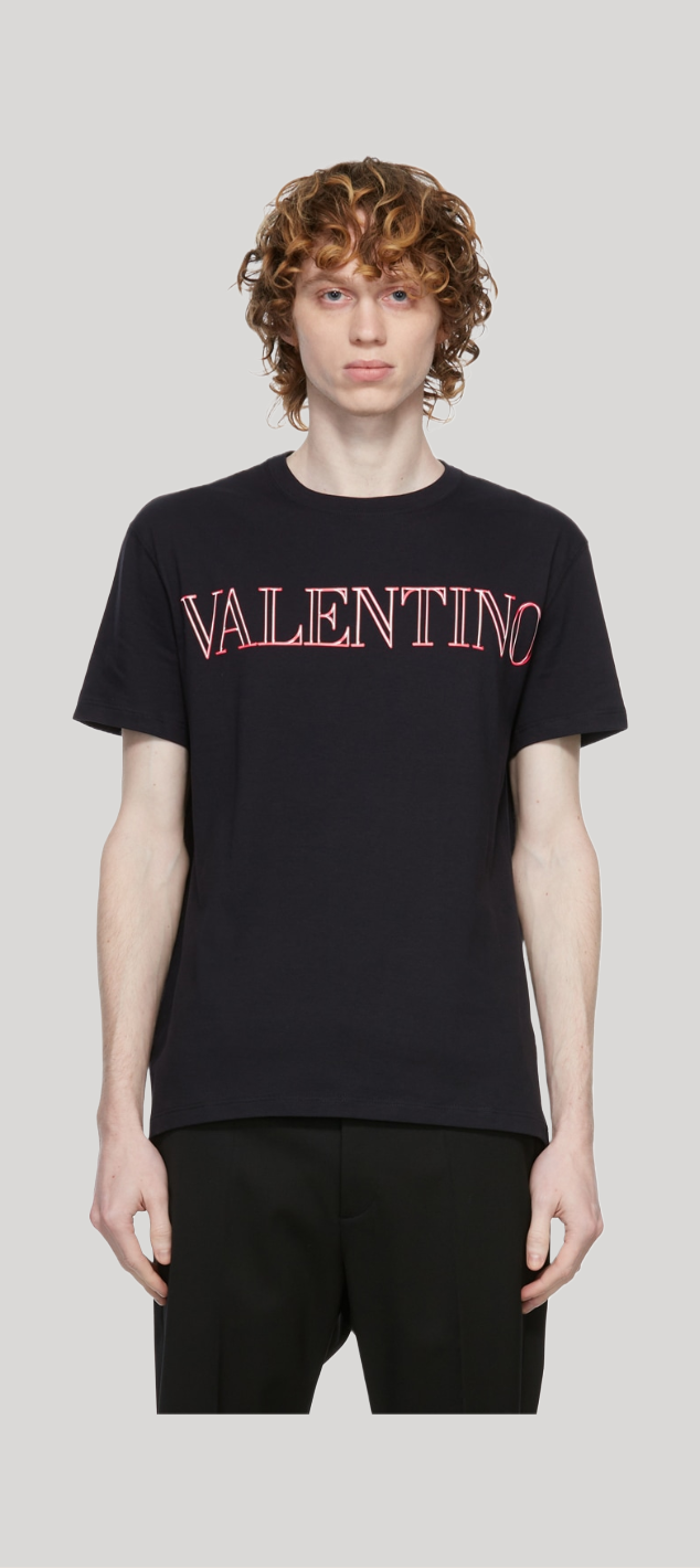 VALENTINO LOGO PRINT T-SHIRT