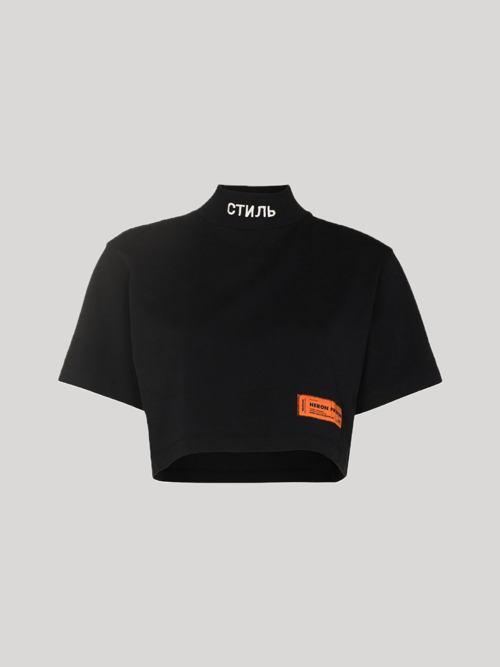 HERON PRESTON CROPPED T-SHIRT