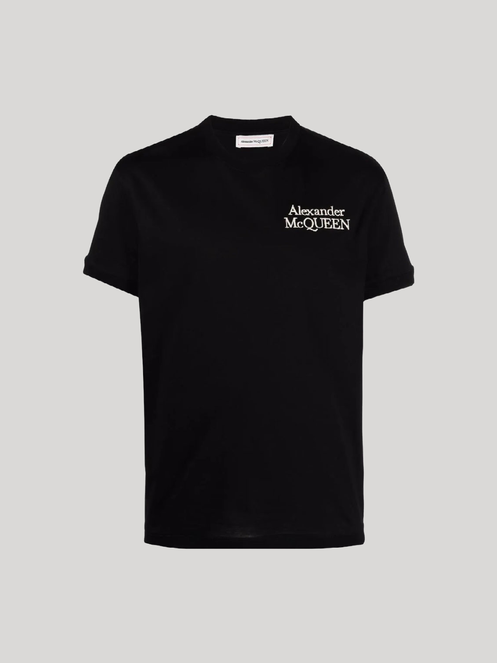 ALEXANDER MCQUEEN EMBROIDERED LOGO T-SHIRT