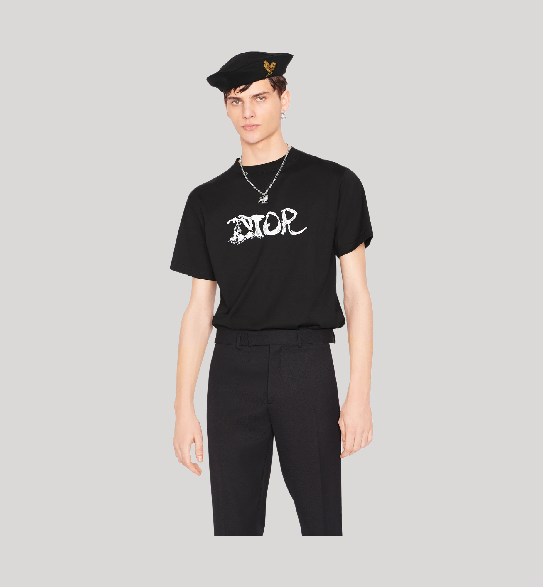 CHRISTIAN DIOR OVERSIZED DIOR AND PETER DOIG T-SHIRT