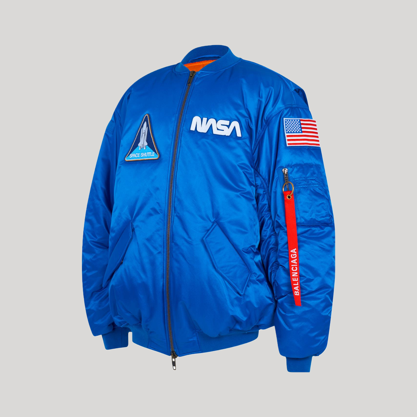 BALENCIAGA MULTI-PATCH NASA BOMBER JACKET