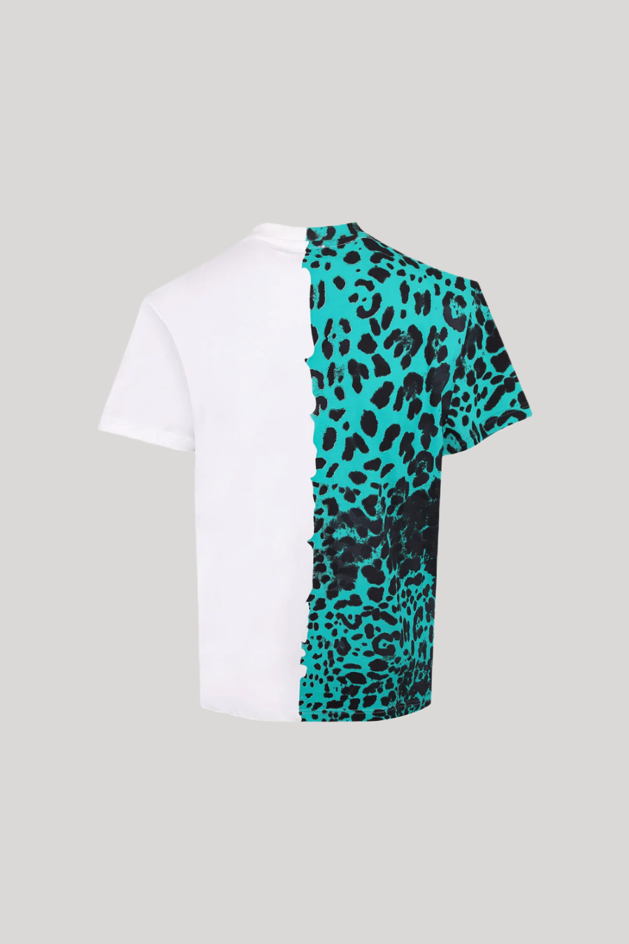 DOLCE & GABBANA JERSEY WHITE T-SHIRT WITH TIGER PRINT