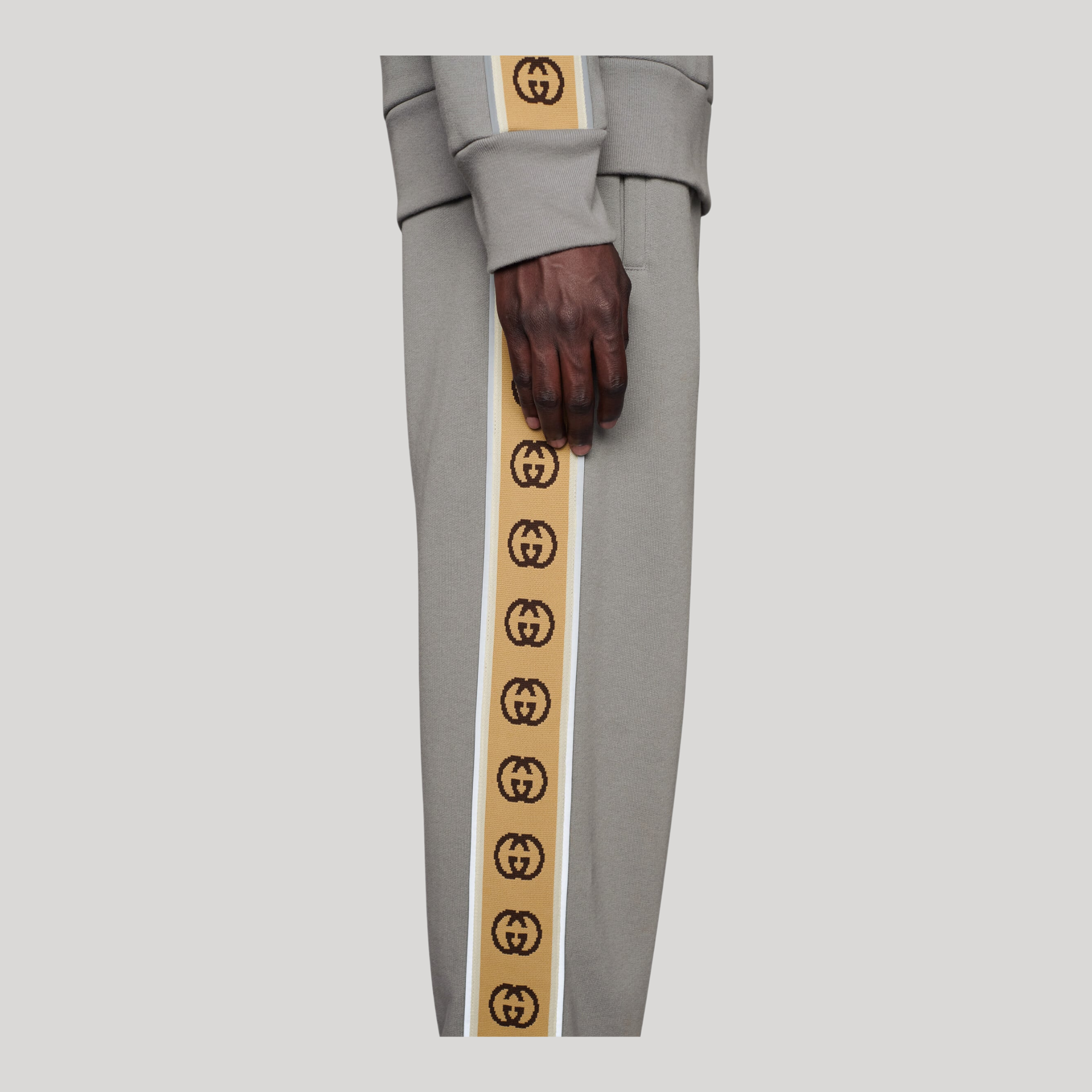 GUCCI COTTON JERSEY TROUSERS