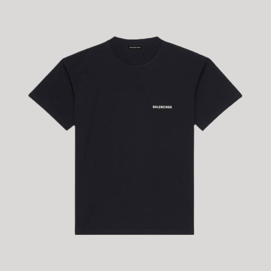 BALENCIAGA MEN'S LOGO MEDIUM FIT T-SHIRT